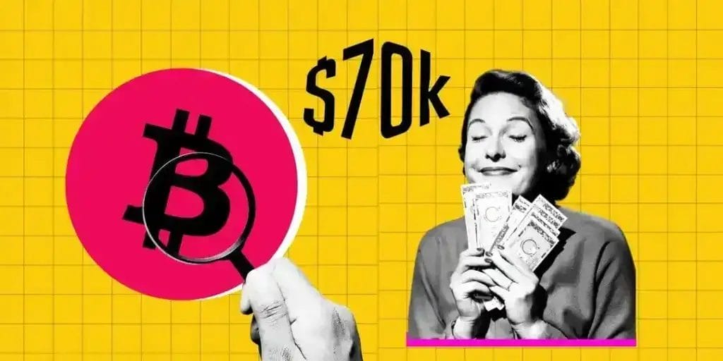 bitcoin is just 9 away from its all time high $73,798